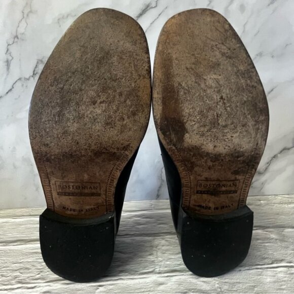 Bostonian Florentine Men's Black Leather Oxford Dress Shoes - Picture 8 of 13